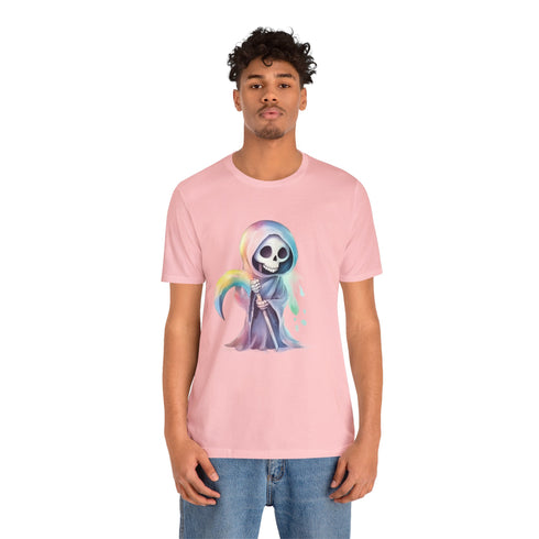Cute Colorful Reaper - Short Sleeve Tee